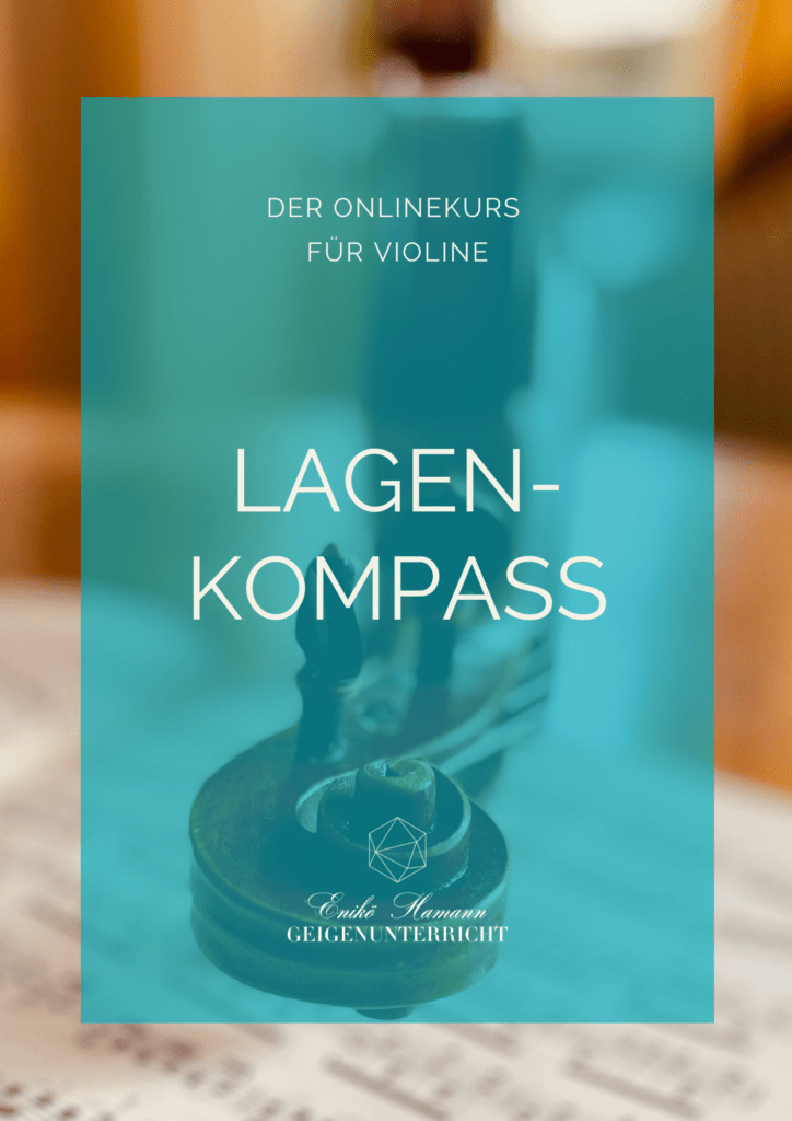 Lagen auf der Violine lernen.